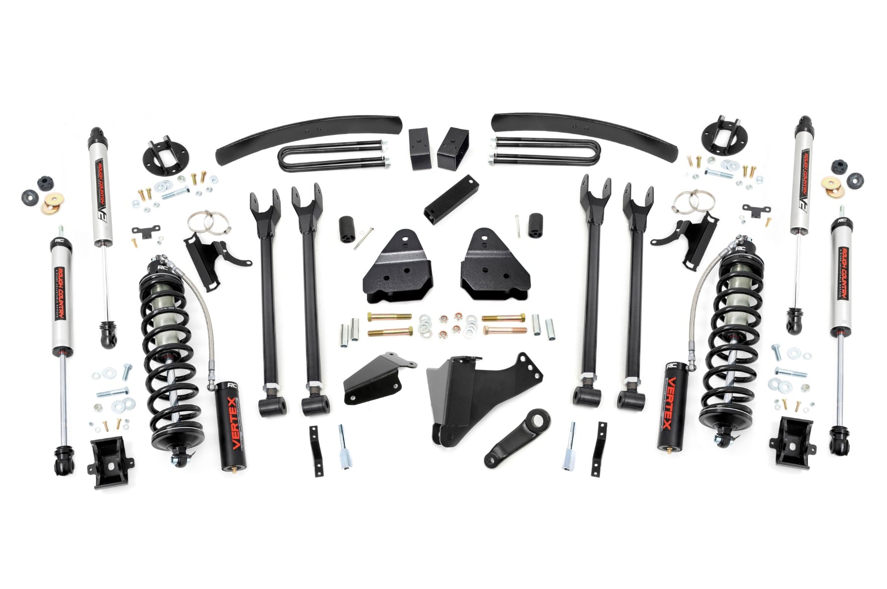 6 Inch Lift Kit Diesel 4 Link C/O V2 Ford F-250/F-350 Super Duty (05-07) Rough Country