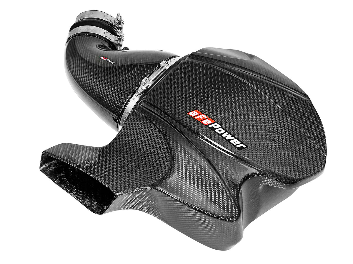 Black Series Carbon Fiber Cold Air Intake System w/ Pro Dry S Filter Jeep Grand Cherokee (WK2) 12-21 V8-6.4L Hemi aFe Power