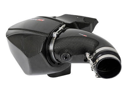 Black Series Carbon Fiber Cold Air Intake System w/ Pro 5R Filter Jeep Grand Cherokee (WK2) 12-21 V8-6.4L Hemi aFe Power-1