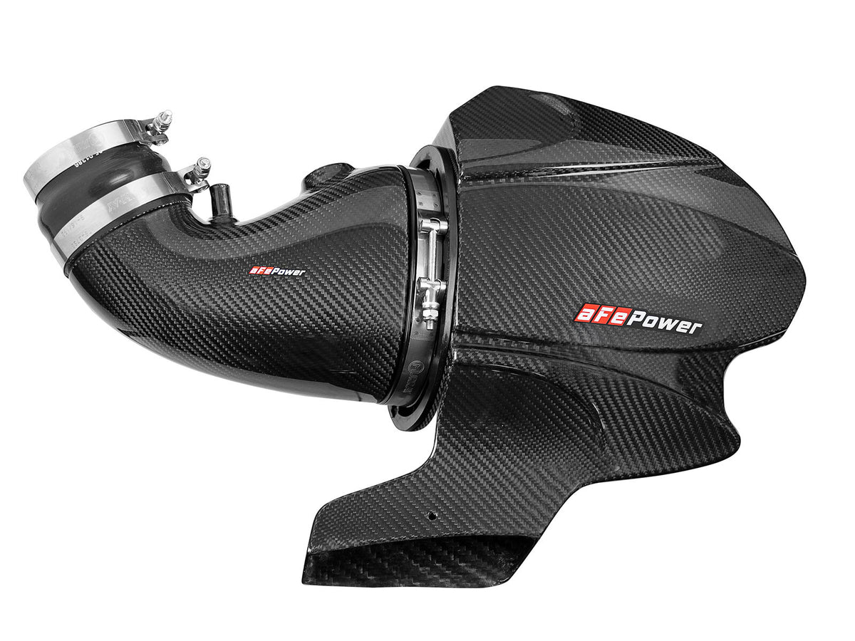 Black Series Carbon Fiber Cold Air Intake System w/ Pro 5R Filter Jeep Grand Cherokee (WK2) 12-21 V8-6.4L Hemi aFe Power-3