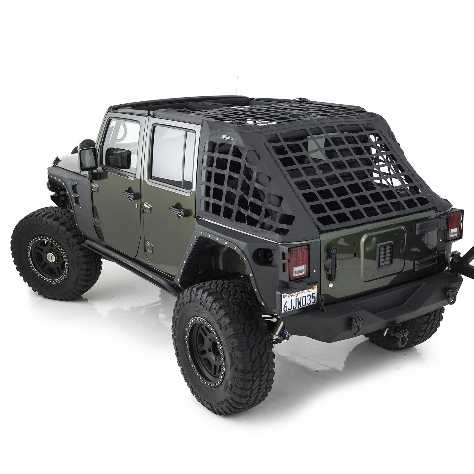 C - Res Cargo Restraint System 07-18 Wrangler JK 4 Door Black Diamond Smittybilt