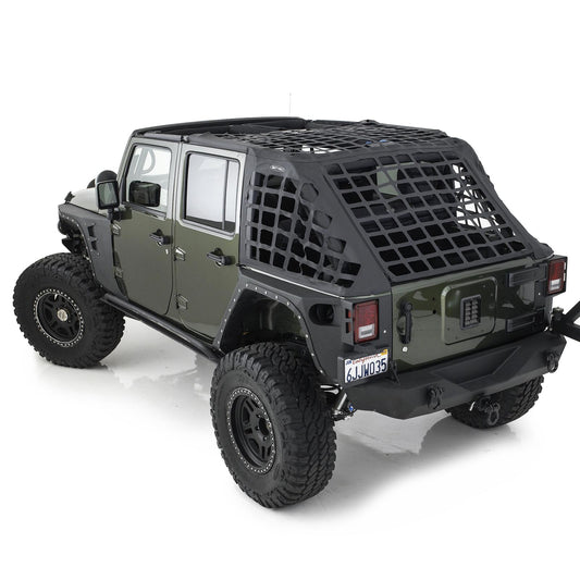 C - Res Cargo Restraint System 07-18 Wrangler JK 4 Door Black Diamond Smittybilt