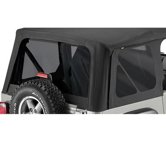 Window Replacement Set For Jeep 1997-2002 Wrangler TJ Fits Replace-A-Top 51121, 51124, 51127 Bestop