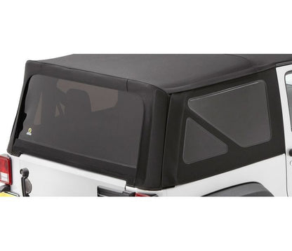 Window Replacement Set For Jeep 2011-2018 Wrangler JK Fits Sailcloth Replace-A-Top 79146, Supertop 54722, Factory Soft Top Bestop-1