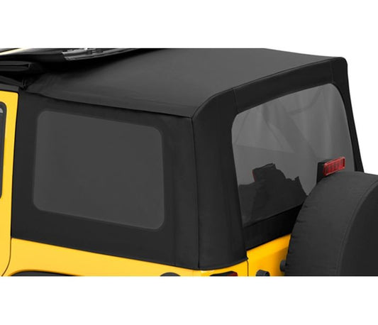 Window Replacement Set For Jeep 2011-2018 Wrangler JK Fits Sailcloth Replace-A-Top 79146, Supertop 54722, Factory Soft Top Bestop