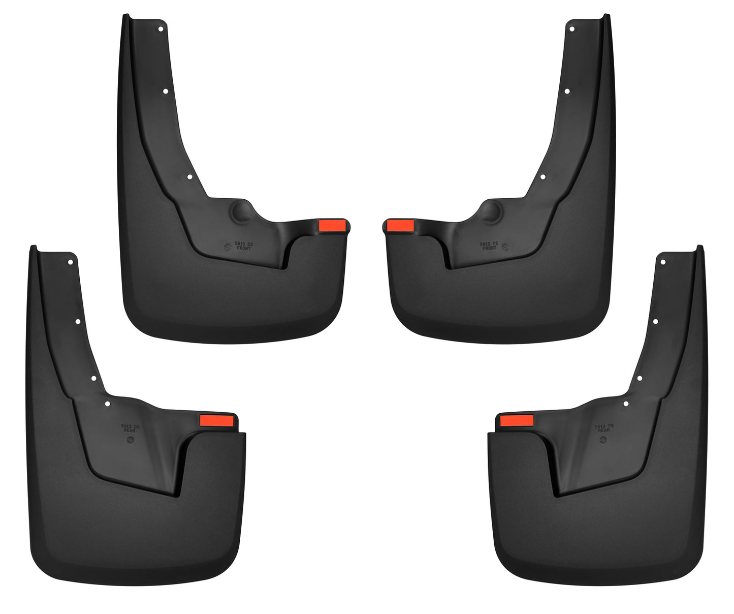 Custom Mud Guards Front and Rear Mud Guard Set For Husky Liners