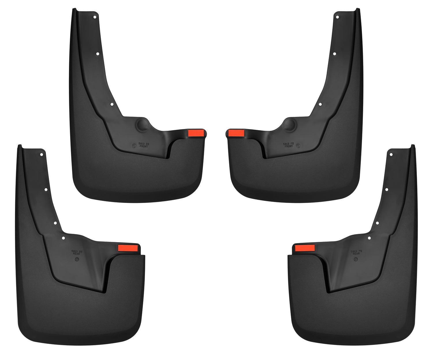 Custom Mud Guards Front and Rear Mud Guard Set For Husky Liners