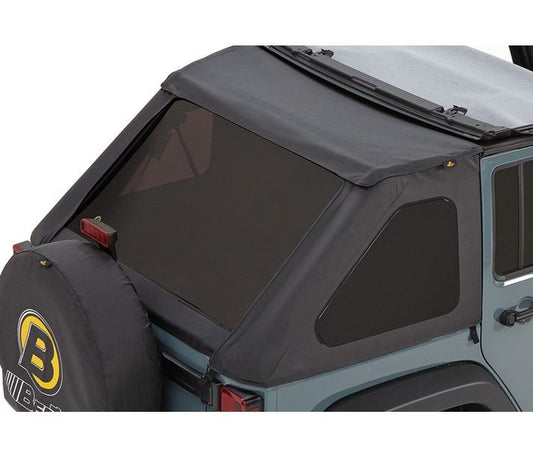 Window Replacement Set For Jeep 2007-2018 Wrangler JK 4 Door Fits Trektop 56823 Black Diamond Bestop