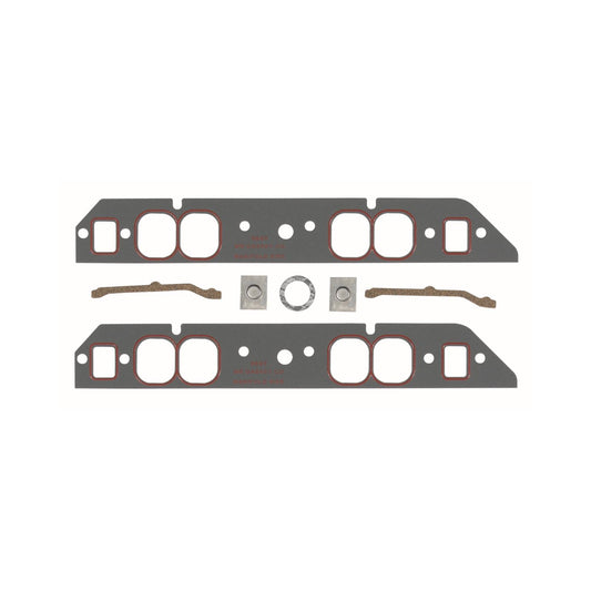 Ultra-Seal Intake Manifold Gaskets Fits 1965-1990 Chevrolet 396-454 Mark IV Big Block with Oval Port Heads Mr Gasket