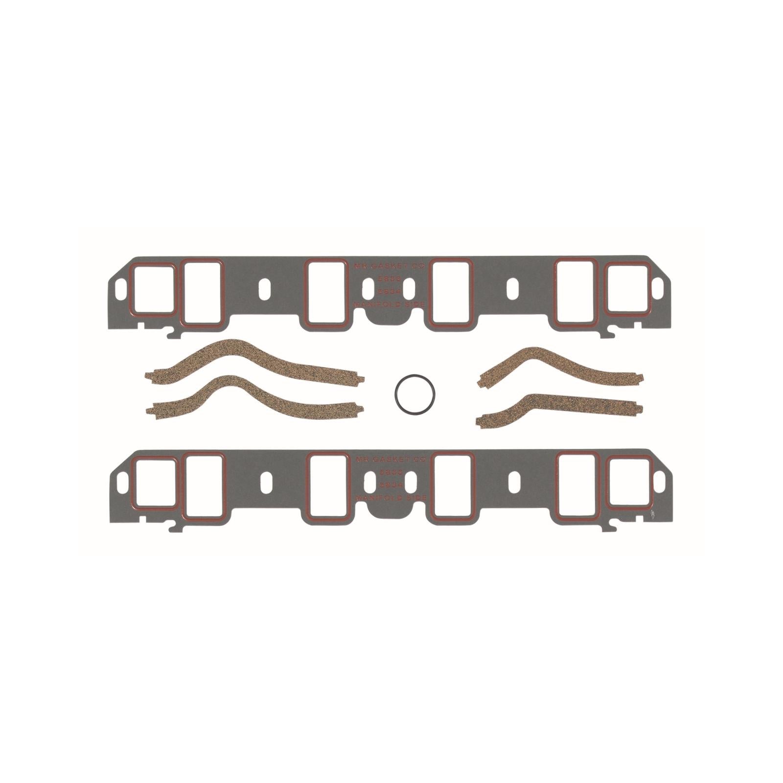Ultra-Seal Intake Manifold Gaskets Fits 1977-1997 Ford 351W Small Block Mr Gasket
