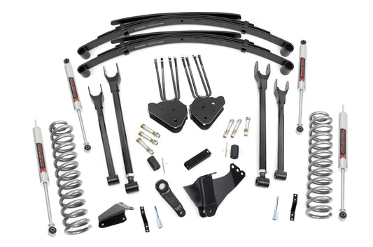 6 Inch Lift Kit Gas 4 Link M1 Leaf Springs Ford F-250/F-350 Super Duty (05-07) Rough Country