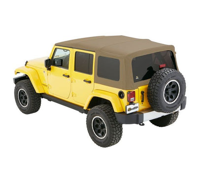 Window Replacement Set For Jeep 2007-2018 Wrangler JK 4 Door Fits Supertop 54823 or Replace-A-Top 79847 Bestop