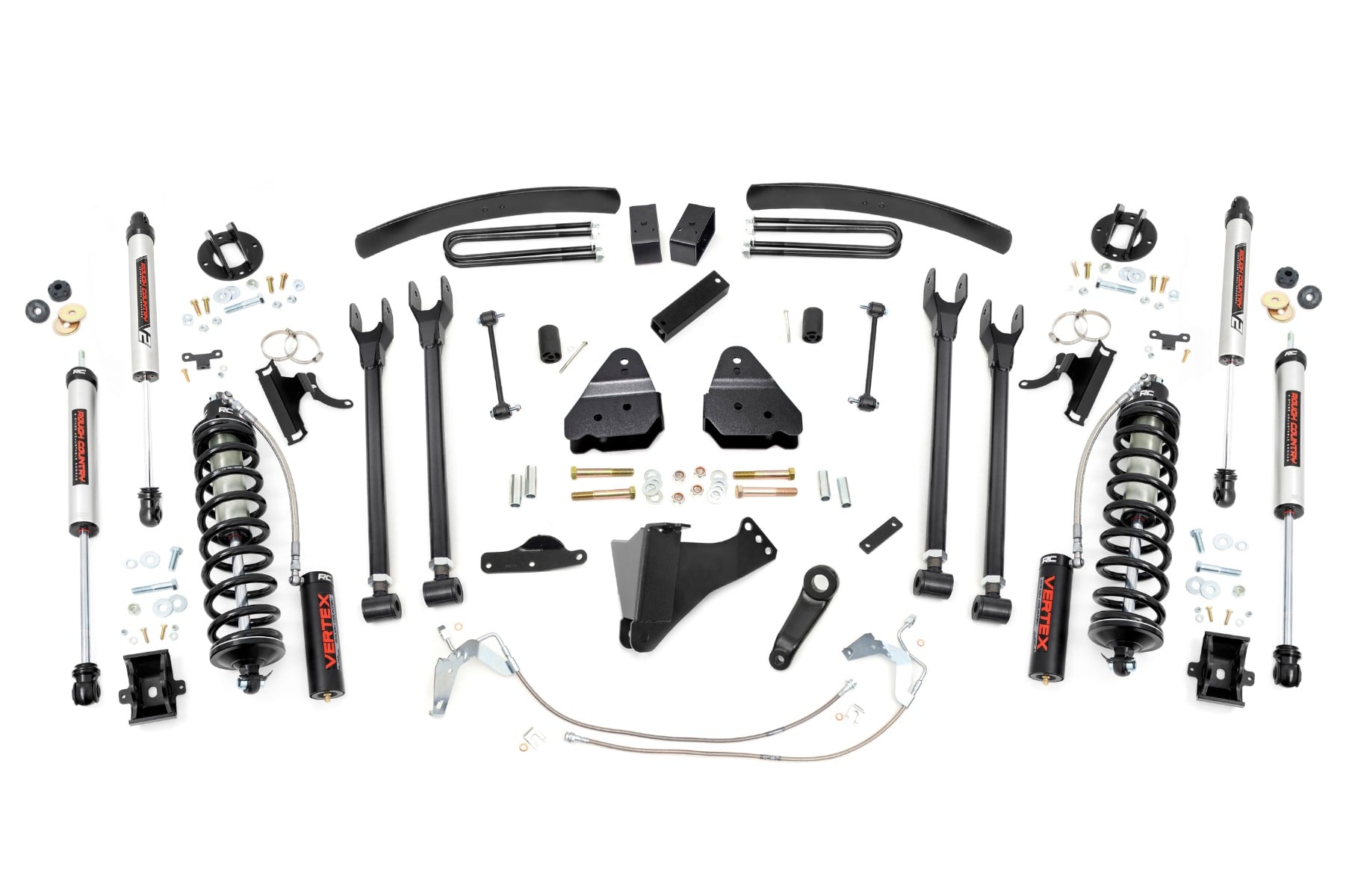 6 Inch Lift Kit Diesel 4 Link C/O V2 Ford F-250/F-350 Super Duty (08-10) Rough Country