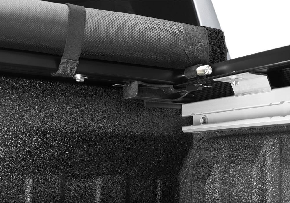 Lo Pro Tonneau Cover Black Black 2019-2026 (New Body Style) Ram 5 Foot 7 Inch Bed with RamBox with or without Multifunction Tailgate Truxedo-1