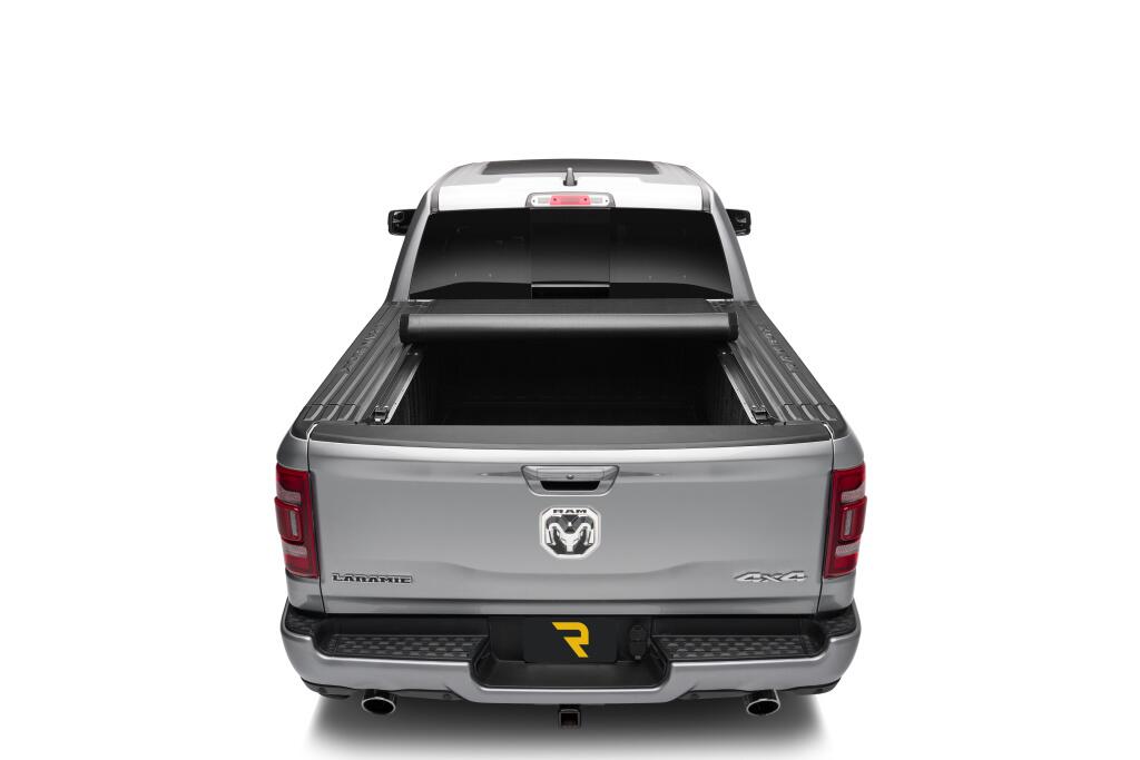 Lo Pro Tonneau Cover Black Black 2019-2026 (New Body Style) Ram 5 Foot 7 Inch Bed with RamBox with or without Multifunction Tailgate Truxedo-15