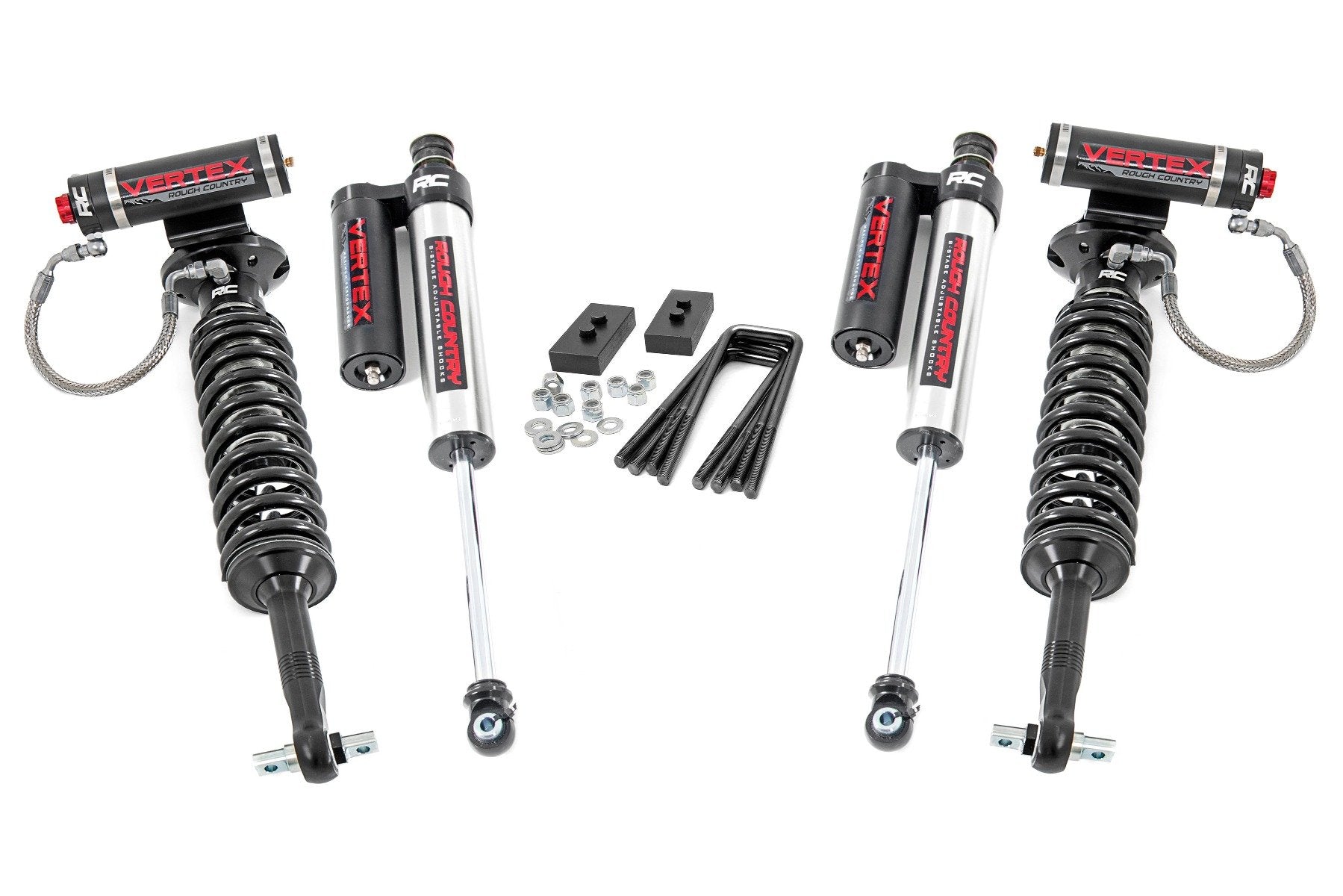 Rough Country 2.0 Inch Ford Leveling Lift Kit w/Vertex For 2021 F-150 Rough Country