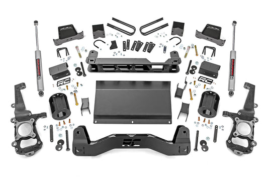 Rough Country 6 Inch Lift Kit Ford 2021 F-150 4WD Rough Country