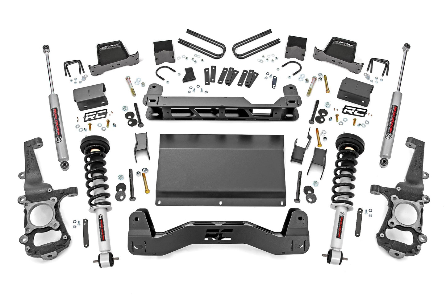 Rough Country 6 Inch Lift Kit N3 Struts 2021 Ford F-150 4WD Rough Country