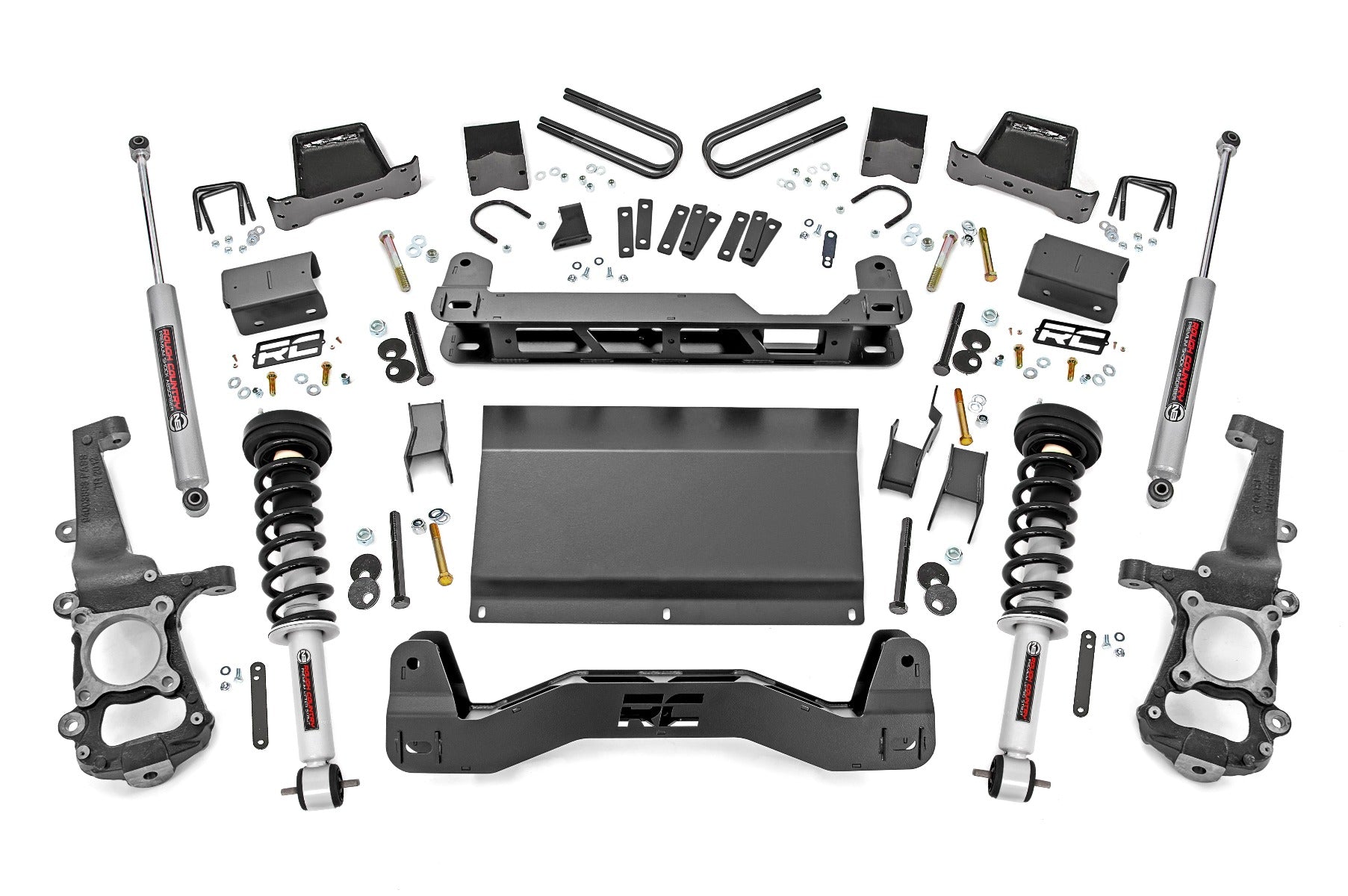 Rough Country 6 Inch Lift Kit N3 Struts 2021 Ford F-150 4WD Rough Country