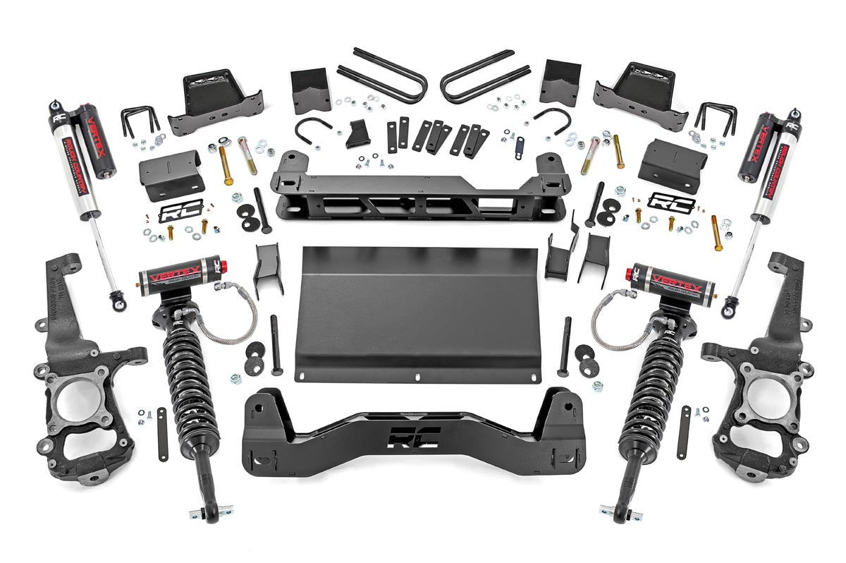 Rough Country 6 Inch Lift Kit Vertex 2021 Ford F-150 4WD Rough Country