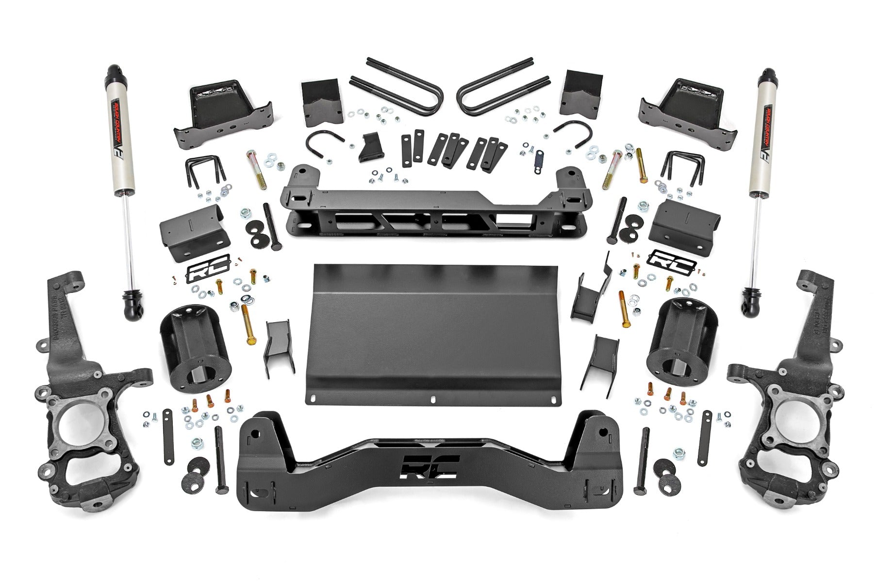 Rough Country 6 Inch Lift Kit V2 21-22 Ford F-150 4WD Rough Country
