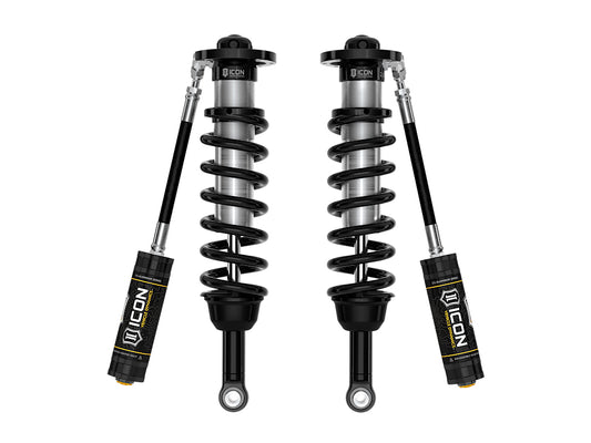 2022-2025 Toyota Tundra 1.25-3.5 Inch Lift 2023-2025 Sequoia 3-4.5 Inch Lift Front V.S. 2.5 Series Coilover Kit Remote Reservoir Pair ICON Vehicle Dynamics