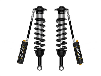 2022-2025 Toyota Tundra 1.25-3.5 Inch Lift 2023-2025 Sequoia 3-4.5 Inch Lift Front V.S. 2.5 Series Coilover Kit Remote Reservoir W CDCV Pair ICON Vehicle Dynamics