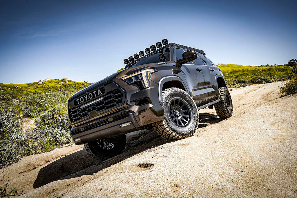 2022-2025 Toyota Tundra 1.25-3.5 Inch Lift 2023-2025 Sequoia 3-4.5 Inch Lift Front V.S. 2.5 Series Coilover Kit Remote Reservoir W CDCV Pair ICON Vehicle Dynamics-4