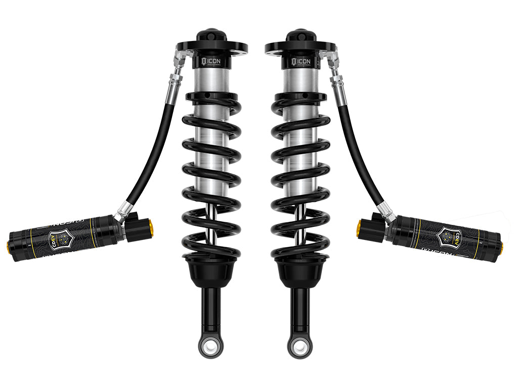 2022-2025 Toyota Tundra 1.25-3.5 Inch Lift 2023-2025 Sequoia 3-4.5 Inch Lift Front V.S. 2.5 Series Coilover Kit Remote Reservoir W CDEV Pair ICON Vehicle Dynamics-1
