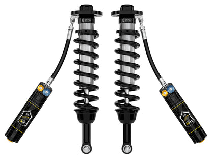 2022-2025 Toyota Tundra 1.25-3.5 Inch Lift 2023-2025 Sequoia 3-4.5 Inch Lift Front V.S. 2.5 Series Coilover Kit Remote Reservoir W CDXS Pair ICON Vehicle Dynamics