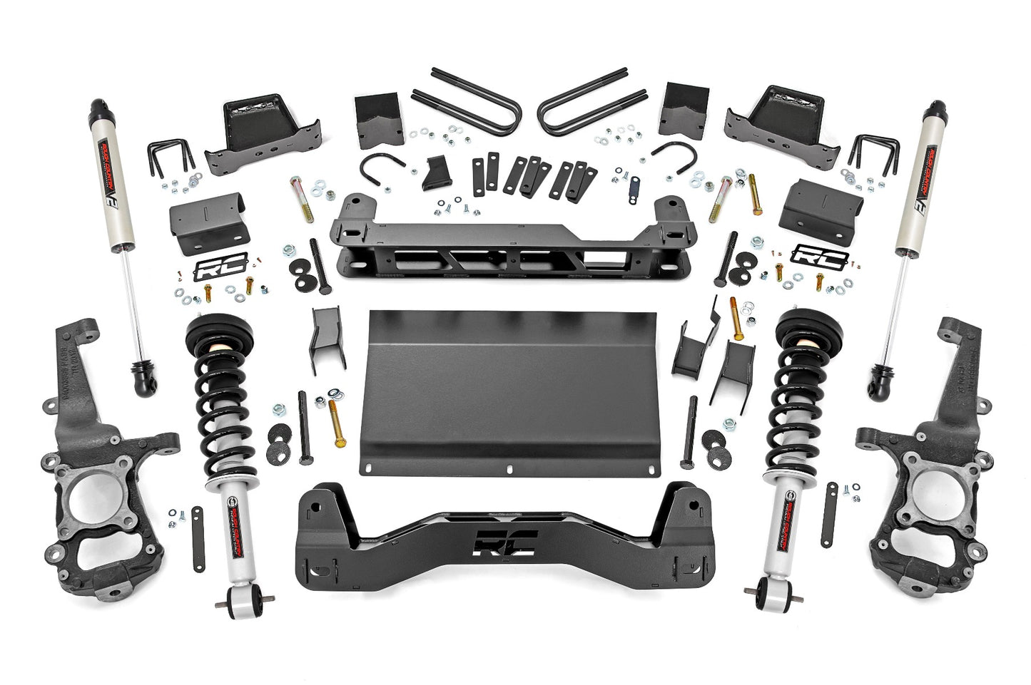 Rough Country 6 Inch Lift Kit N3 Struts/V2 2021 Ford F-150 4WD Rough Country