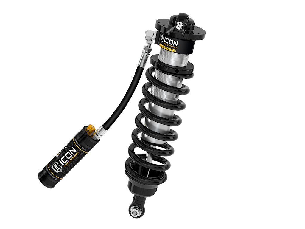 2022-2025 Toyota Tundra 1.25-3.25 Inch Lift 2023-2025 Sequoia 3-4.25 Inch Lift V.S. 3.0 Series Front Coilover Kit Remote Reservoir W CDCV Pair ICON Vehicle Dynamics