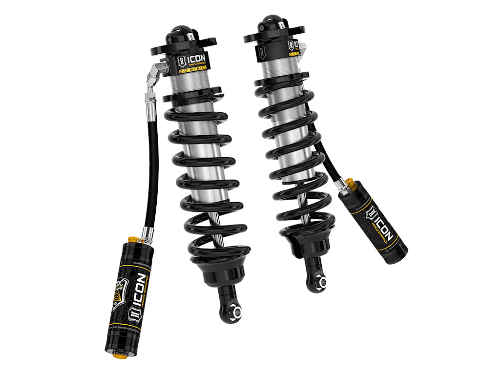 2022-2025 Toyota Tundra 1.25-3.25 Inch Lift 2023-2025 Sequoia 3-4.25 Inch Lift V.S. 3.0 Series Front Coilover Kit Remote Reservoir W CDCV Pair ICON Vehicle Dynamics-1