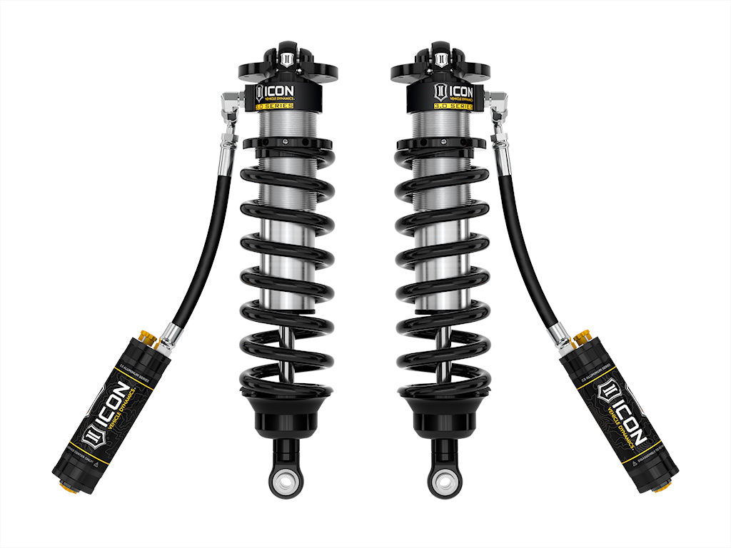 2022-2025 Toyota Tundra 1.25-3.25 Inch Lift 2023-2025 Sequoia 3-4.25 Inch Lift V.S. 3.0 Series Front Coilover Kit Remote Reservoir W CDCV Pair ICON Vehicle Dynamics-2
