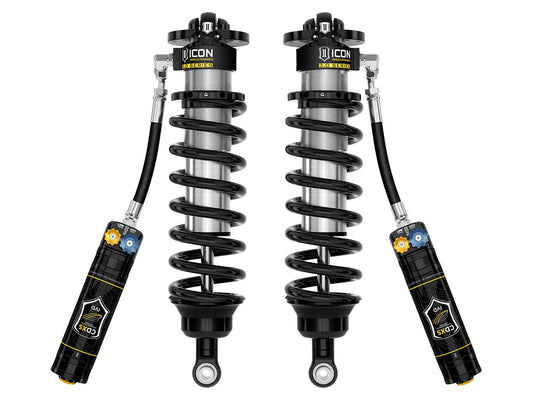 2022-2025 Toyota Tundra 1.25-3.25 Inch Lift 2023-2025 Sequoia 3-4.25 Inch Lift V.S. 3.0 Series Front Coilover Kit Remote Reservoir W CDXS Pair ICON Vehicle Dynamics