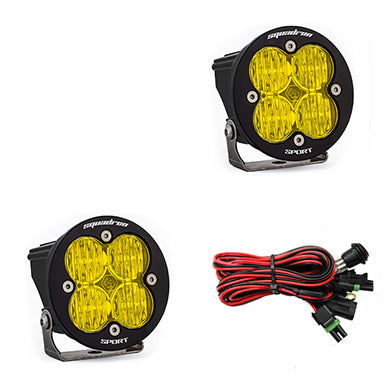 LED Light Pods Amber Lens Pair Squadron R Sport Baja Designs