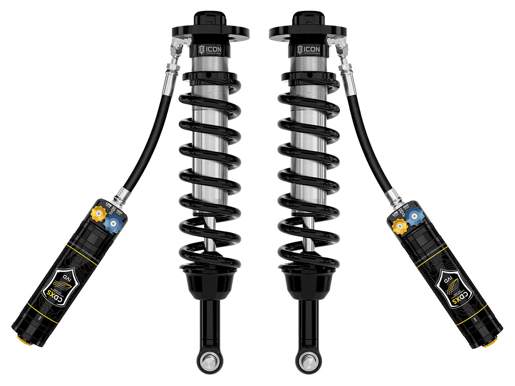 2025 Toyota 4Runner 4WD 1.25-3 Inch Lift Front 2.5 Series Coilover Kit Remote Reservoir W/ CDXS ICON Vehicle Dynamics