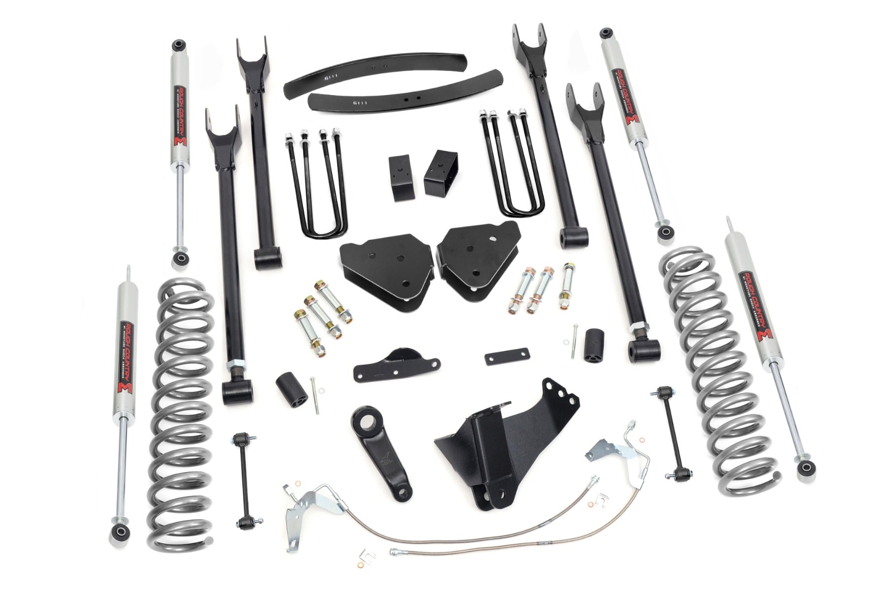 6 Inch Lift Kit Gas 4 Link M1 Ford F-250/F-350 Super Duty 4WD (08-10) Rough Country