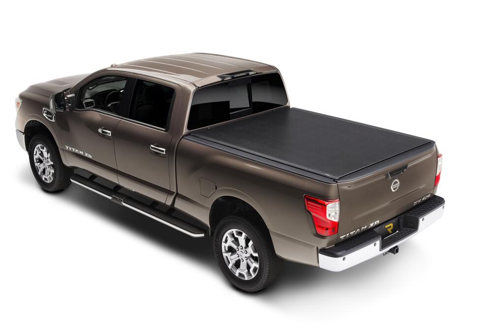 Lo Pro Tonneau Cover Black 2016-2024 Nissan Titan/Titan XD 6 Foot 6 Inch Bed Truxedo-3