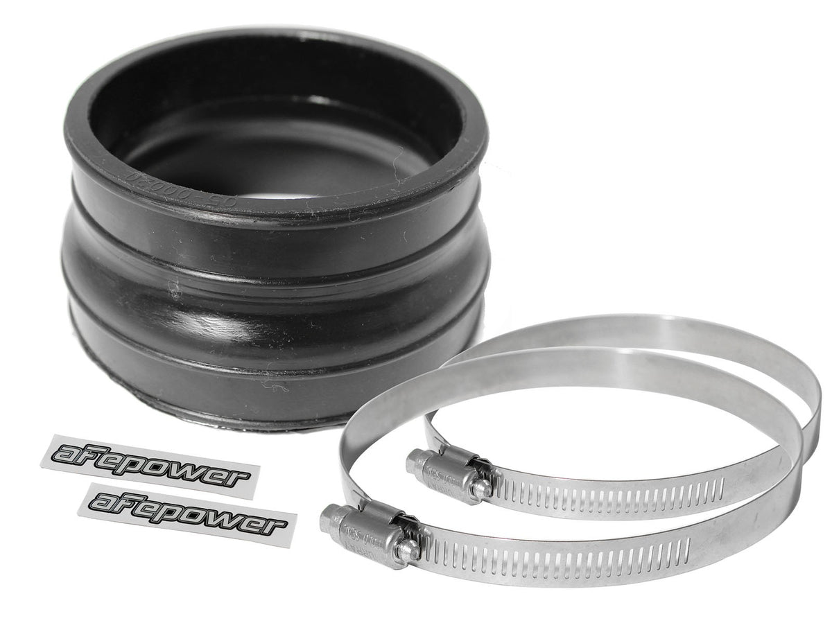 Magnum Force Cold Air Intake System Spare Parts Kit (4-5/32 Inch ID to 3-3/4 Inch ID x 2-11/32 Inch L) Straight Reducing Coupler - Black aFe Power