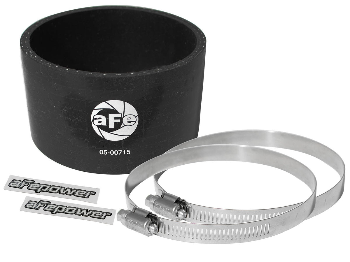 Magnum Force Cold Air Intake System Spare Parts Kit (4 Inch ID x 2-1/2 Inch L) Straight Coupler - Black aFe Power