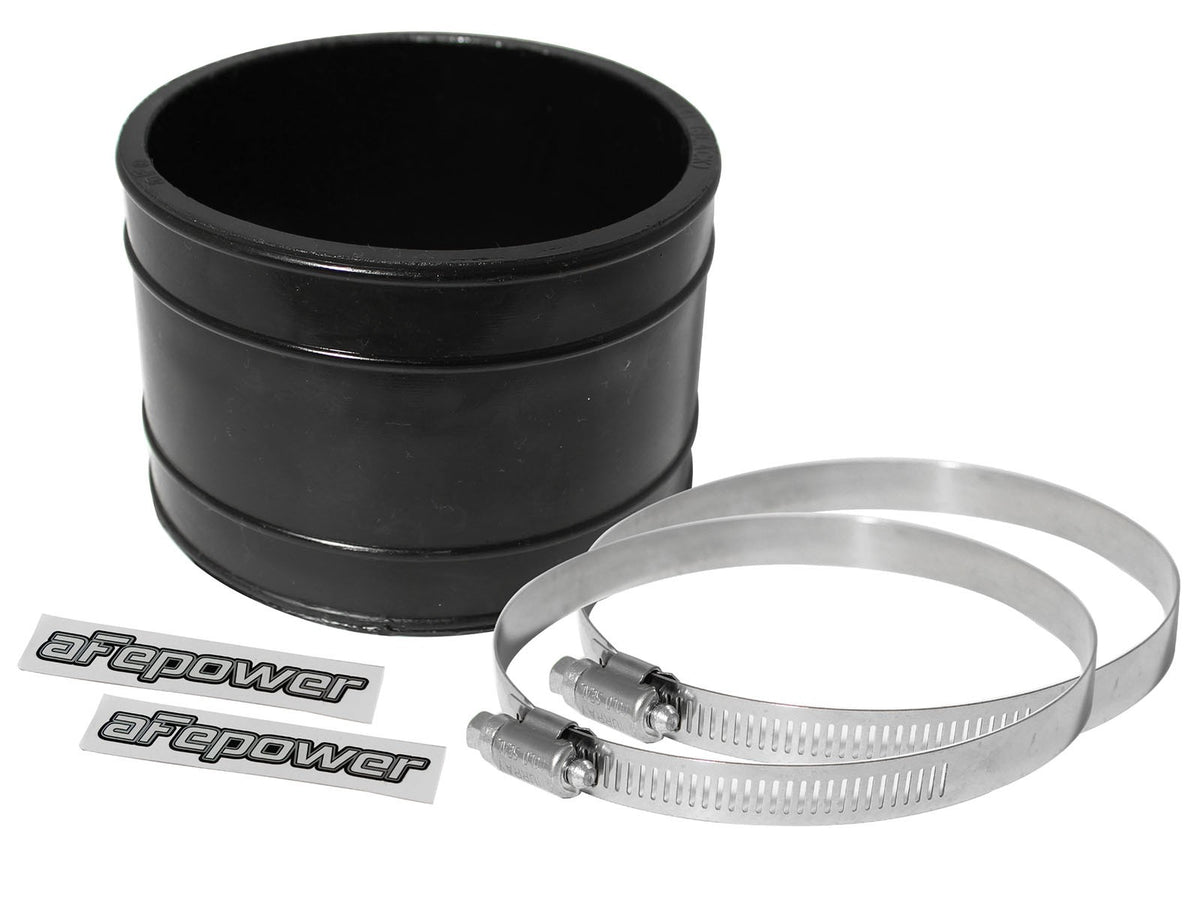 Magnum Force Cold Air Intake System Spare Parts Kit (4 Inch ID x 3 Inch L) Straight Coupler - Black aFe Power