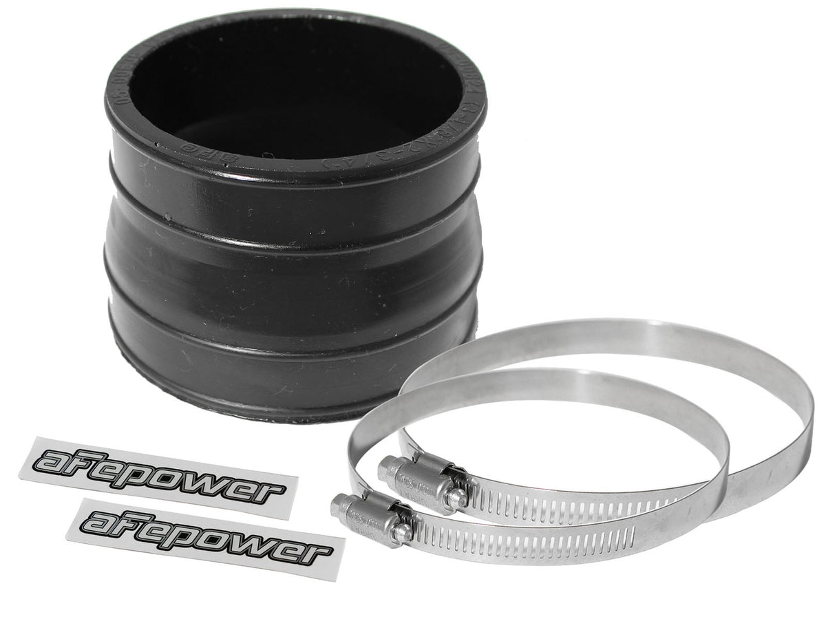 Magnum Force Cold Air Intake System Spare Parts Kit (3-1/4 Inch to 3 Inch ID x 2-1/2 Inch L) Straight Reducing Coupler - Black aFe Power