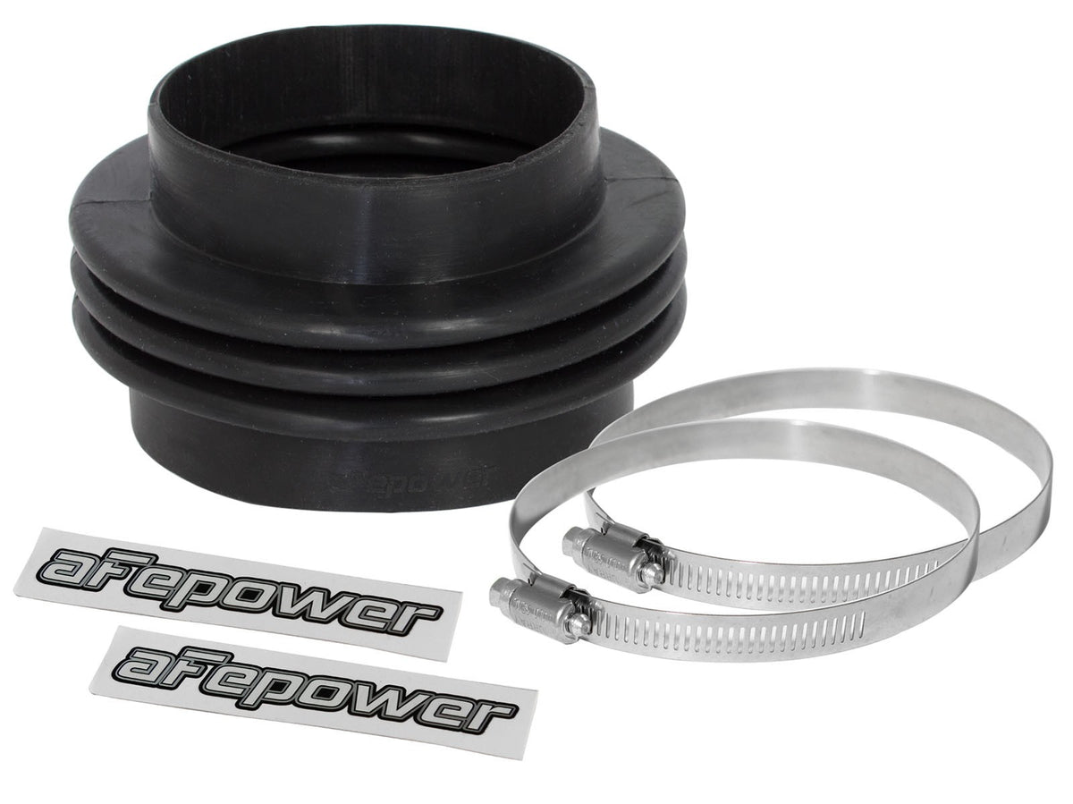 Magnum Force Cold Air Intake System Spare Parts Kit (4 Inch ID to 4-1/2 Inch ID x 3-1/4 Inch L) Straight Reducing Bellow-Coupler - Black aFe Power