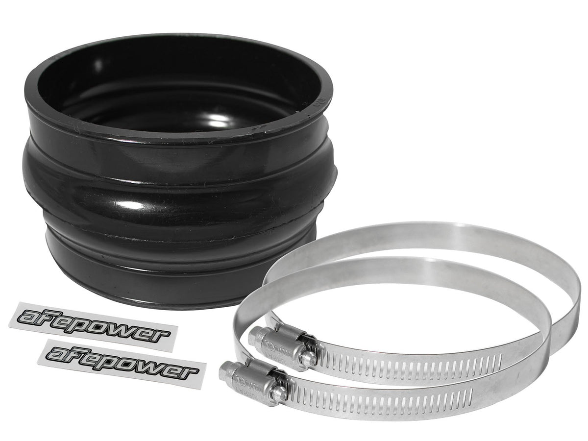 Magnum Force Cold Air Intake System Spare Parts Kit (4-1/2 Inch ID x 3 Inch L) Straight Coupler w/ Hump - Black Polyurethane aFe Power