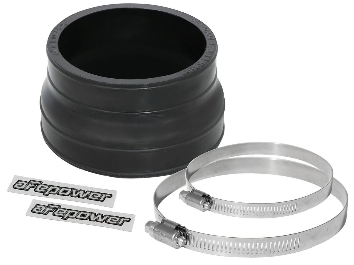 Magnum Force Cold Air Intake System Spare Parts Kit (3-7/8 Inch ID to 3-1/2 Inch ID x 2-1/4 Inch L) Staight Reducing Coupler - Black aFe Power