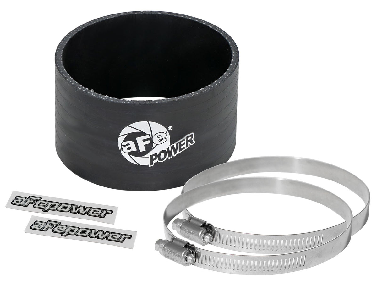 Magnum Force Cold Air Intake System Spare Parts Kit (3-1/2 Inch ID x 2 Inch L) Straight Coupler Silicone Black aFe Power