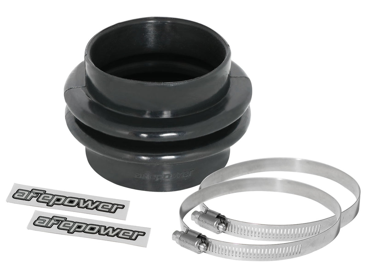Magnum Force Cold Air Intake System Spare Parts Kit (3-1/8 Inch ID to 3 Inch ID x 2-3/4 Inch L) Straight Reducing Bellow-Coupler - Black aFe Power