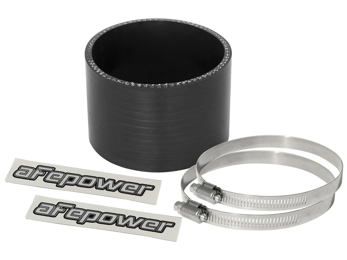 Magnum Force Cold Air Intake System Spare Parts Kit (3 Inch ID x 2 Inch L) Straight Coupler - Black Silicone aFe Power