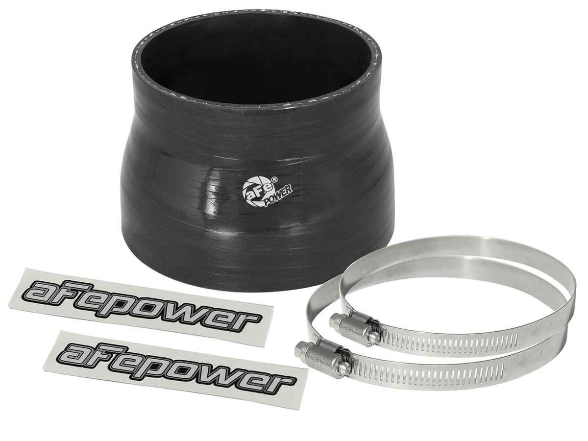 Magnum Force Cold Air Intake System Spare Parts Kit (3-1/2 Inch ID to 3 Inch ID x 2-1/2 Inch L) Straight Reducing Coupler - Black aFe Power
